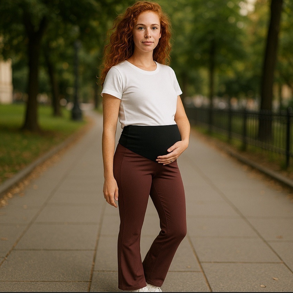 Z By Zella Daily Booty Flare Maternity Leggings NWOT Size L